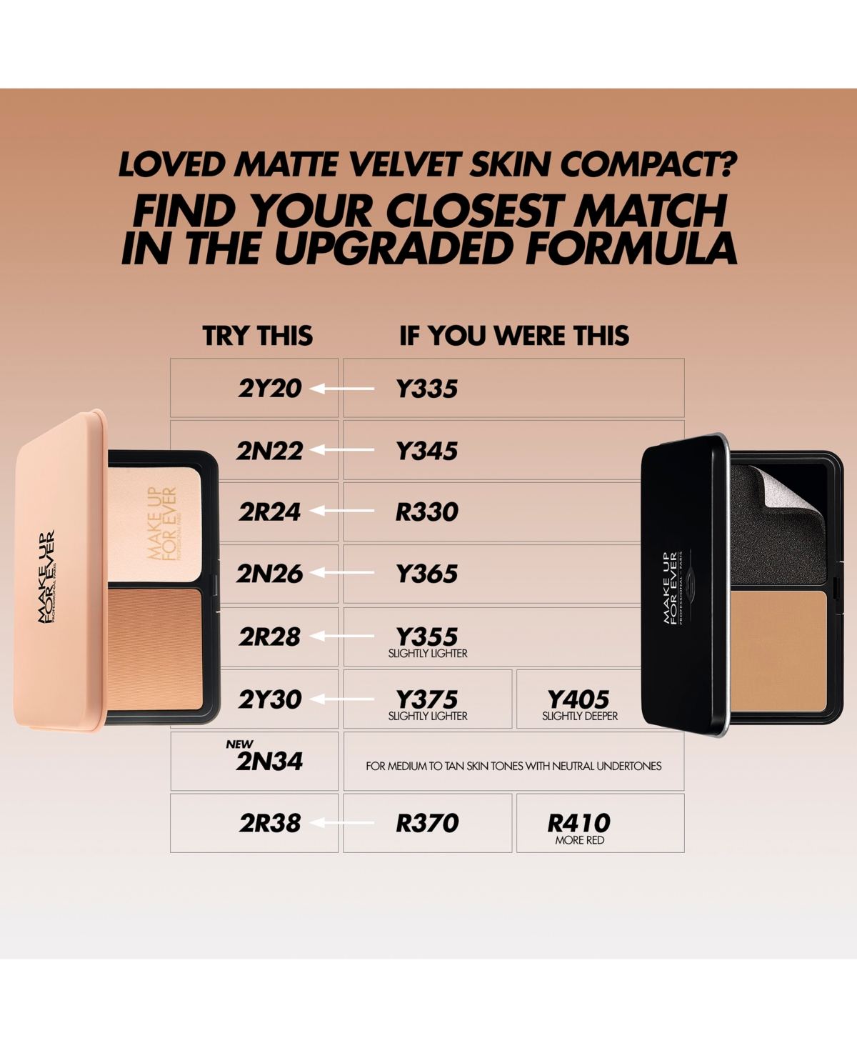 Make Up For Ever Hd Skin Matte Velvet Undetectable Longwear Blurring Powder Foundation - 2R38 Cool Honey