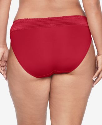 Women's No Pinching No Problems Dig-Free Comfort Waist with Lace Microfiber Hi-Cut 5109