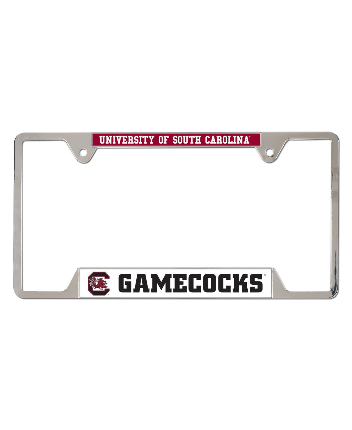 Wincraft South Carolina Gamecocks License Plate Frame In Silver