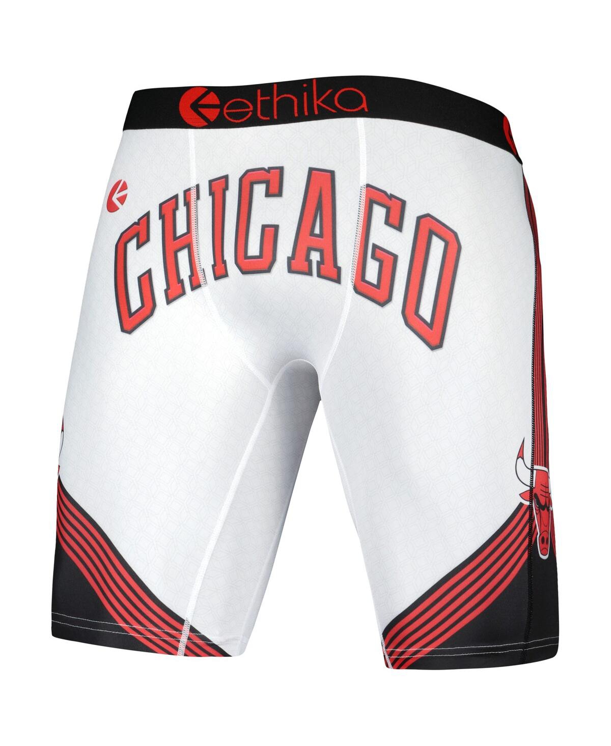 Shop Ethika Men's  Red Chicago Bulls City Edition Boxer Briefs