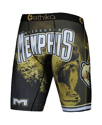 Men's Ethika Black Memphis Grizzlies City Edition Boxer Briefs