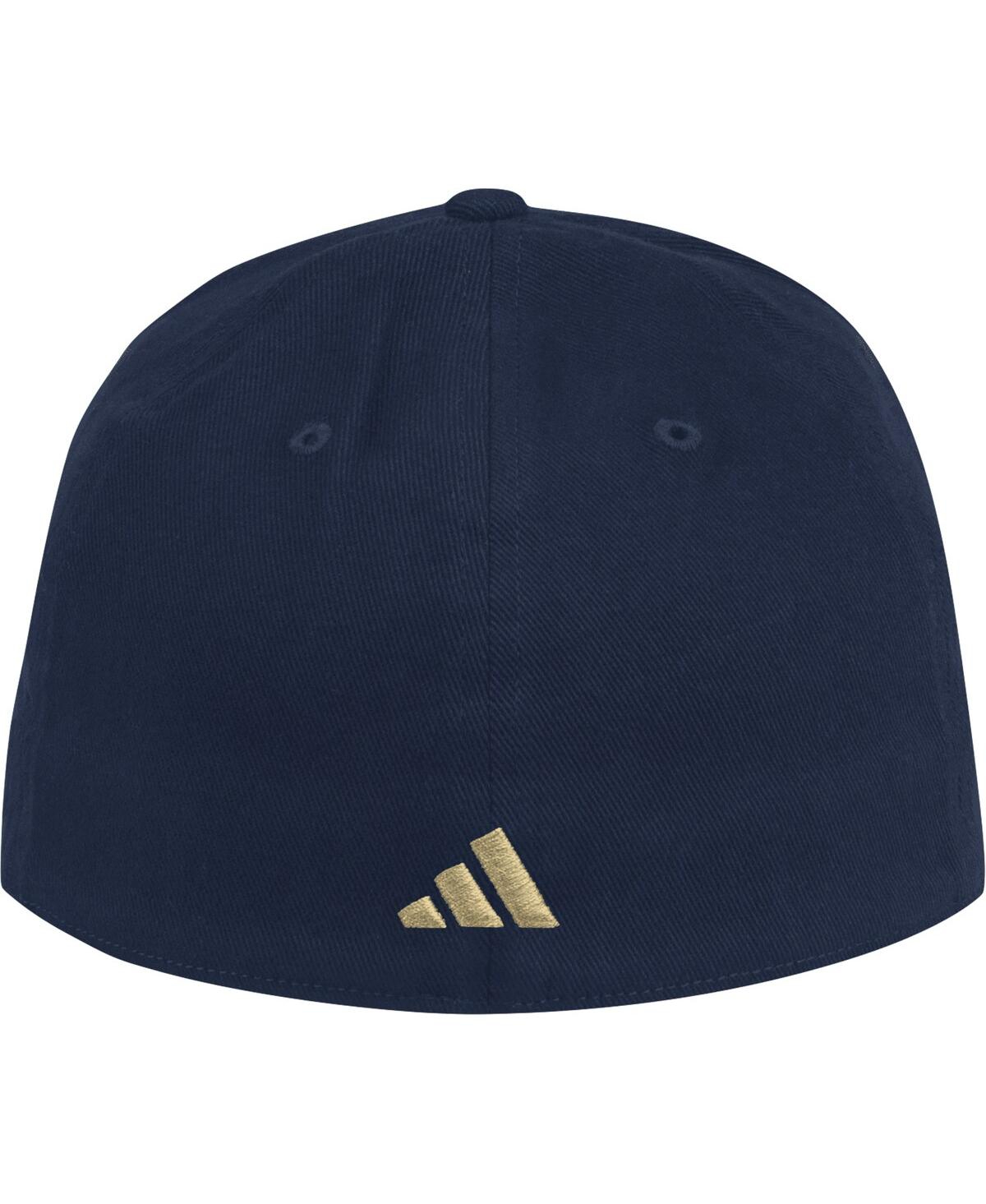 Shop Adidas Originals Men's Adidas Navy Georgia Tech Yellow Jackets Vault Slouch Flex Hat