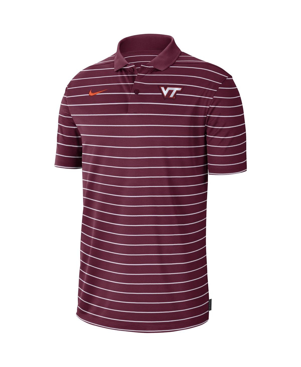 Shop Nike Men's  Maroon Virginia Tech Hokies Icon Victory Coaches 2022 Early Season Performance Polo Shirt
