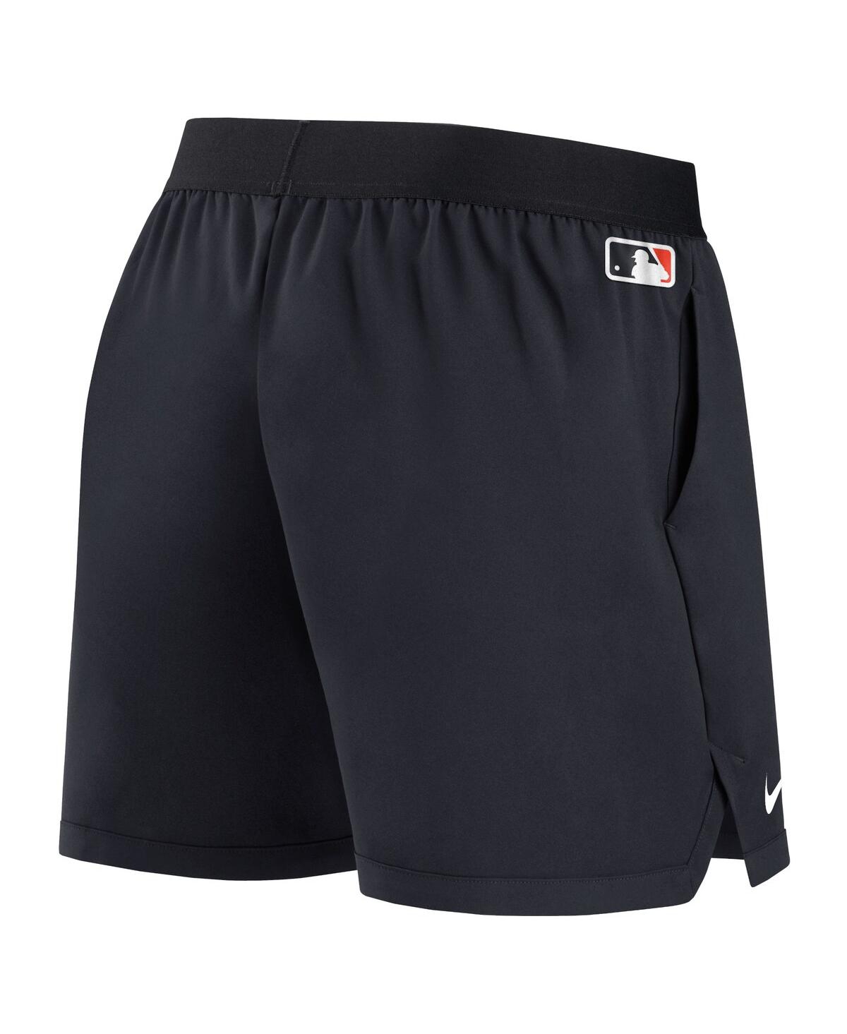 Nike Women's  Navy Detroit Tigers Authentic Collection Team Performance Shorts In Navy