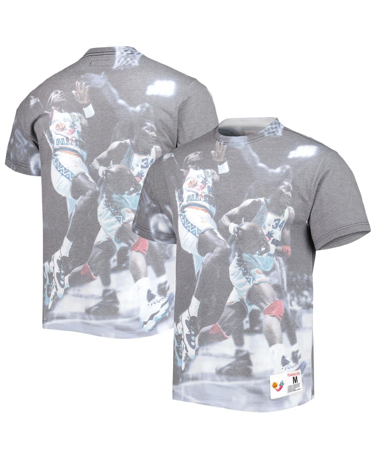 Shop Mitchell & Ness Men's  Houston Rockets Above The Rim Graphic T-shirt In White