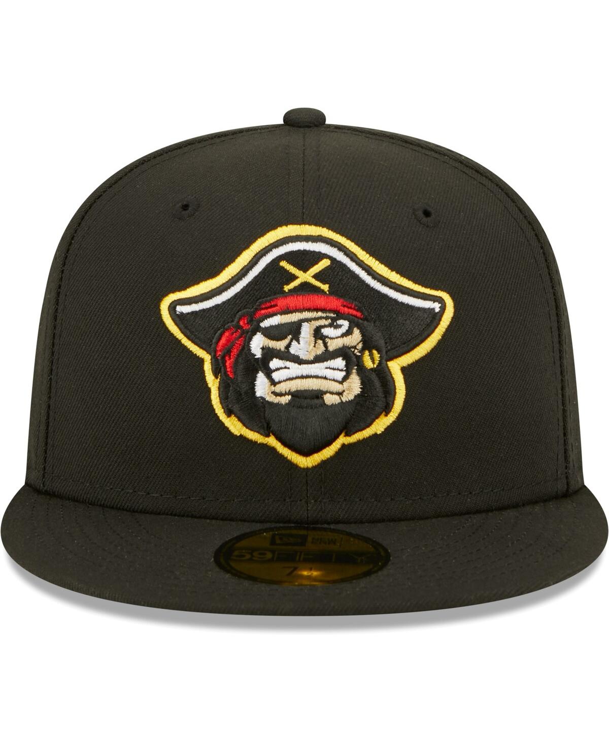 New Era Black Bradenton Marauders Authentic Collection 59fifty Fitted Hat In Black