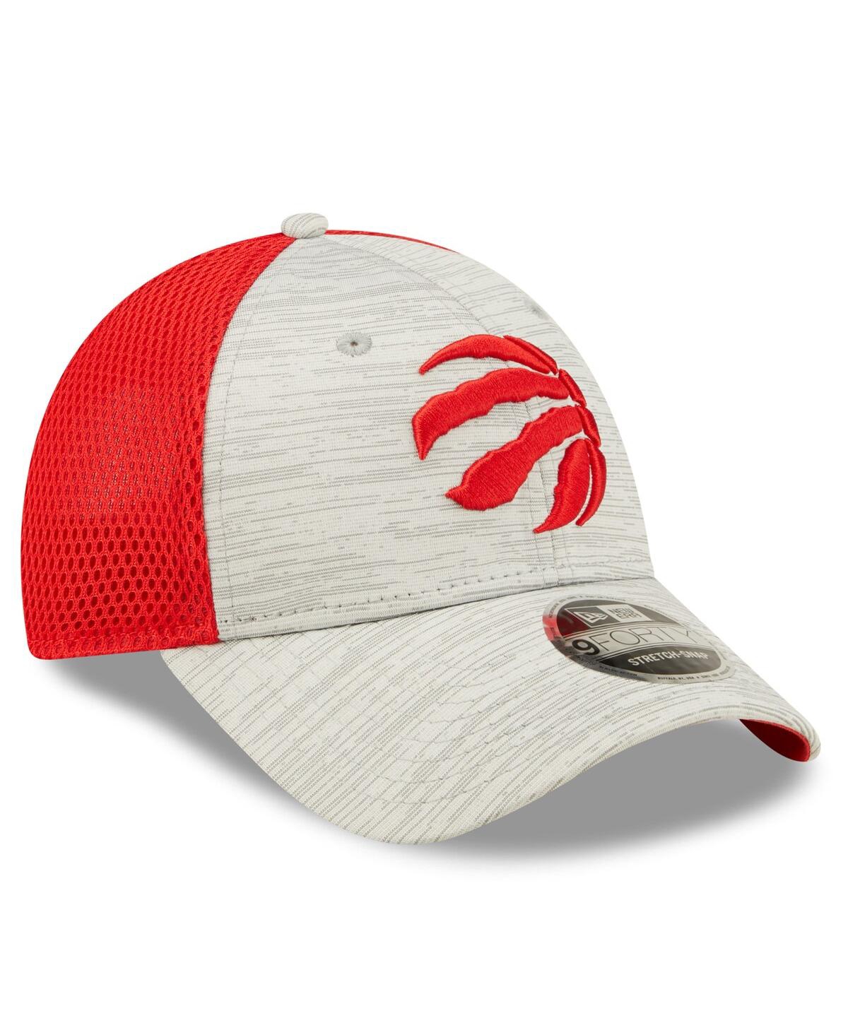 Men's New Era Red Toronto Raptors Active 9FORTY Snapback Hat - Red