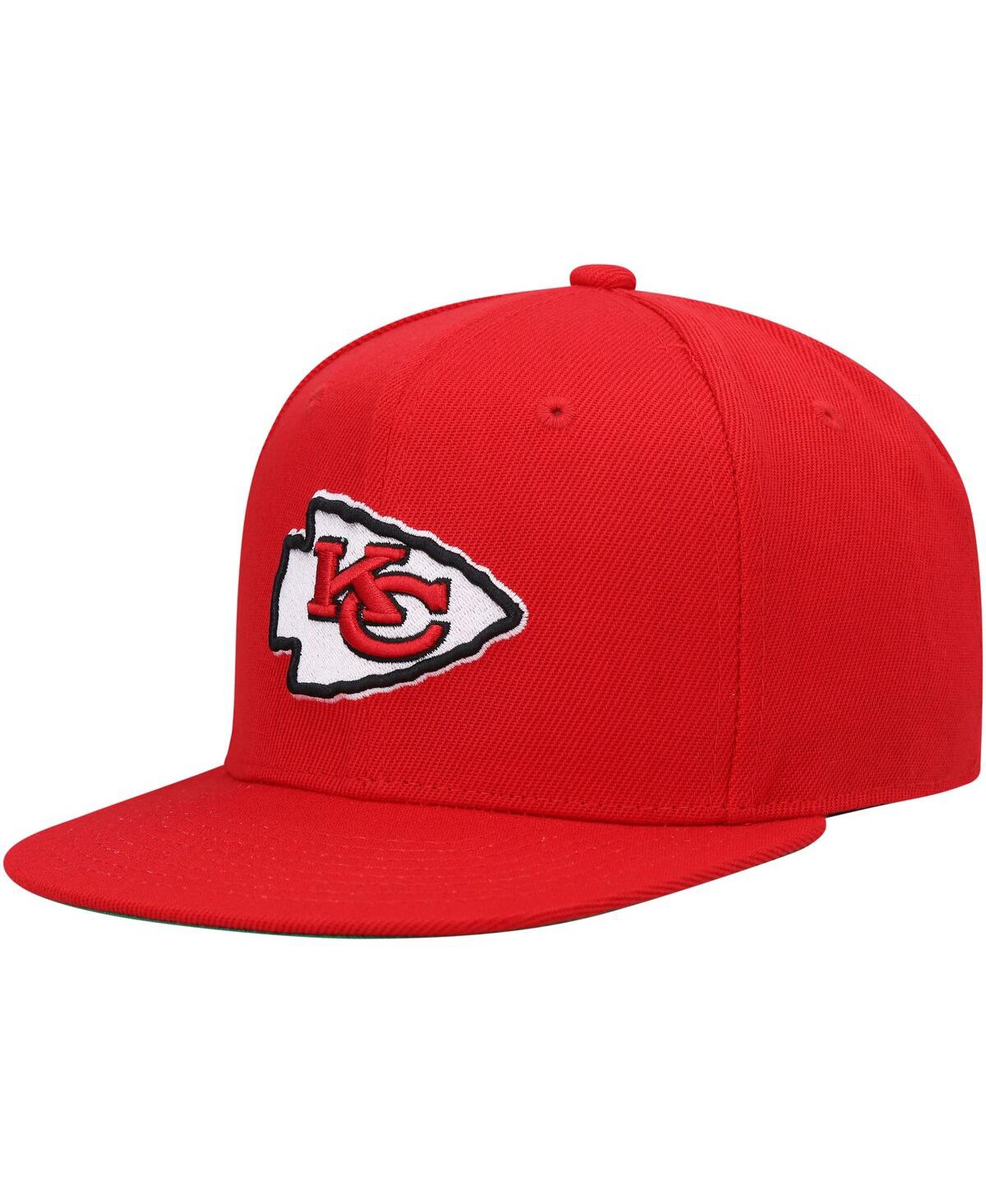 Mitchell & Ness Kids' Big Boys And Girls  Red Kansas City Chiefs Gridiron Classics Ground Snapback Hat