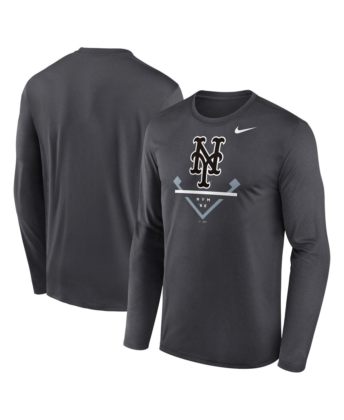 Nike Anthracite New York Mets Icon Legend Performance Long Sleeve
