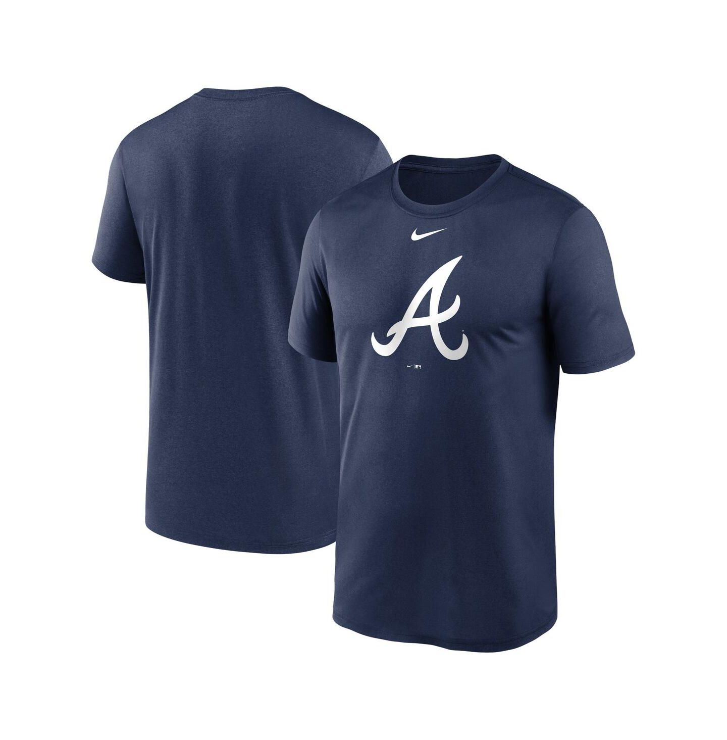 Мужская футболка Nike Navy Atlanta Braves New Legend Logo — фото 1