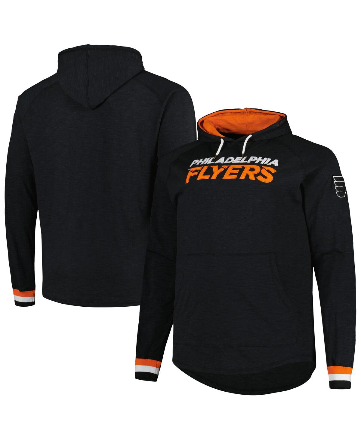 Men's Mitchell & NessPhiladelphia Flyers Big and Tall Legendary Raglan Pullover Hoodie - Black