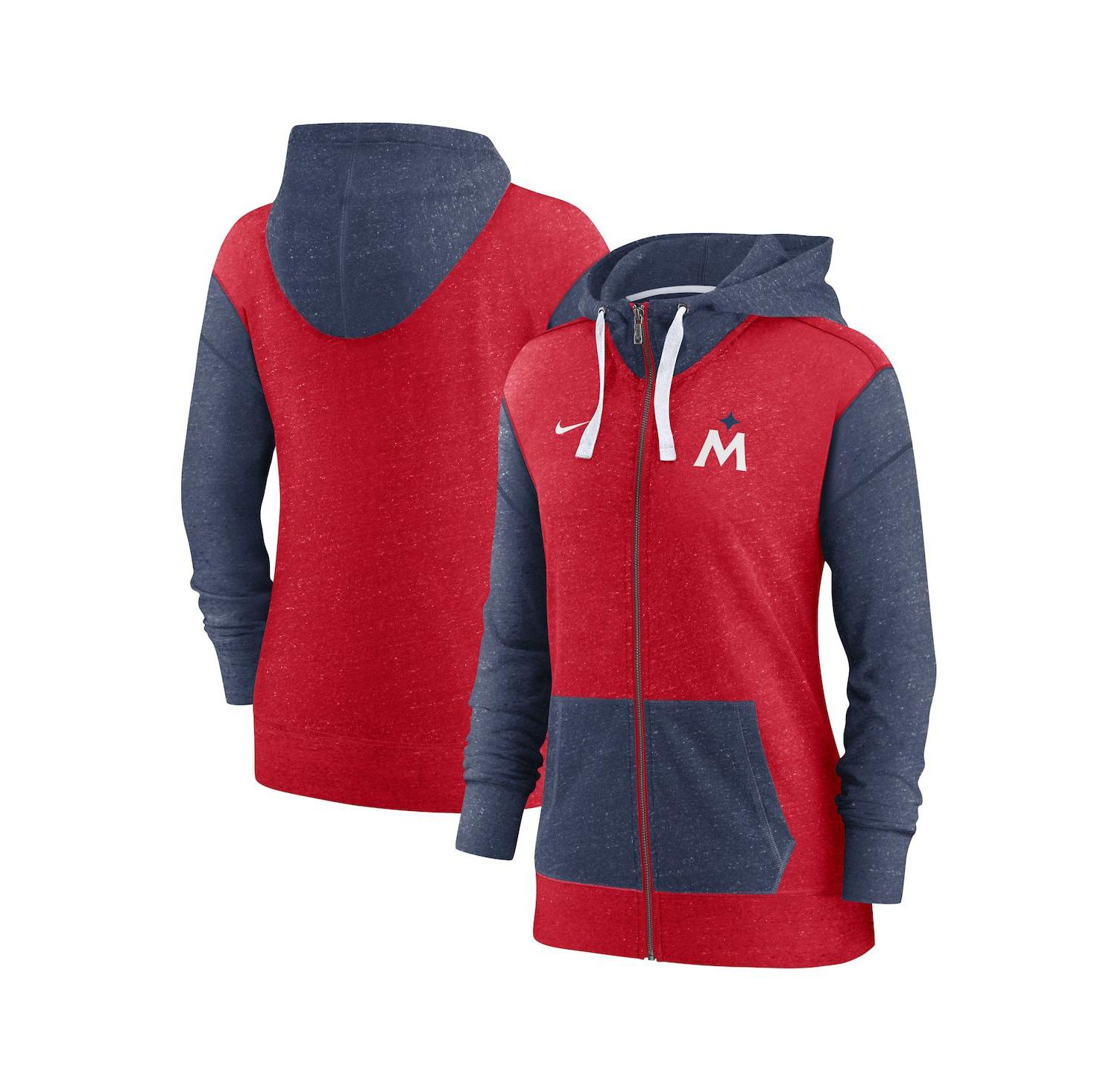 Women's Red Minnesota Twins Full-Zip Hoodie