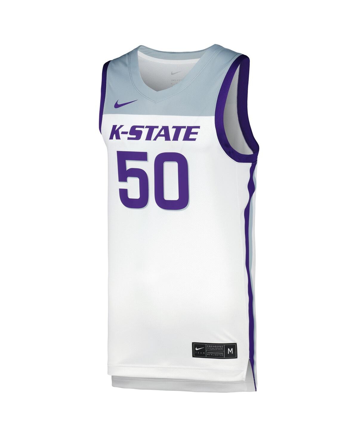 Men's and Women's NikeKansas State Wildcats Replica Basketball Jersey - White
