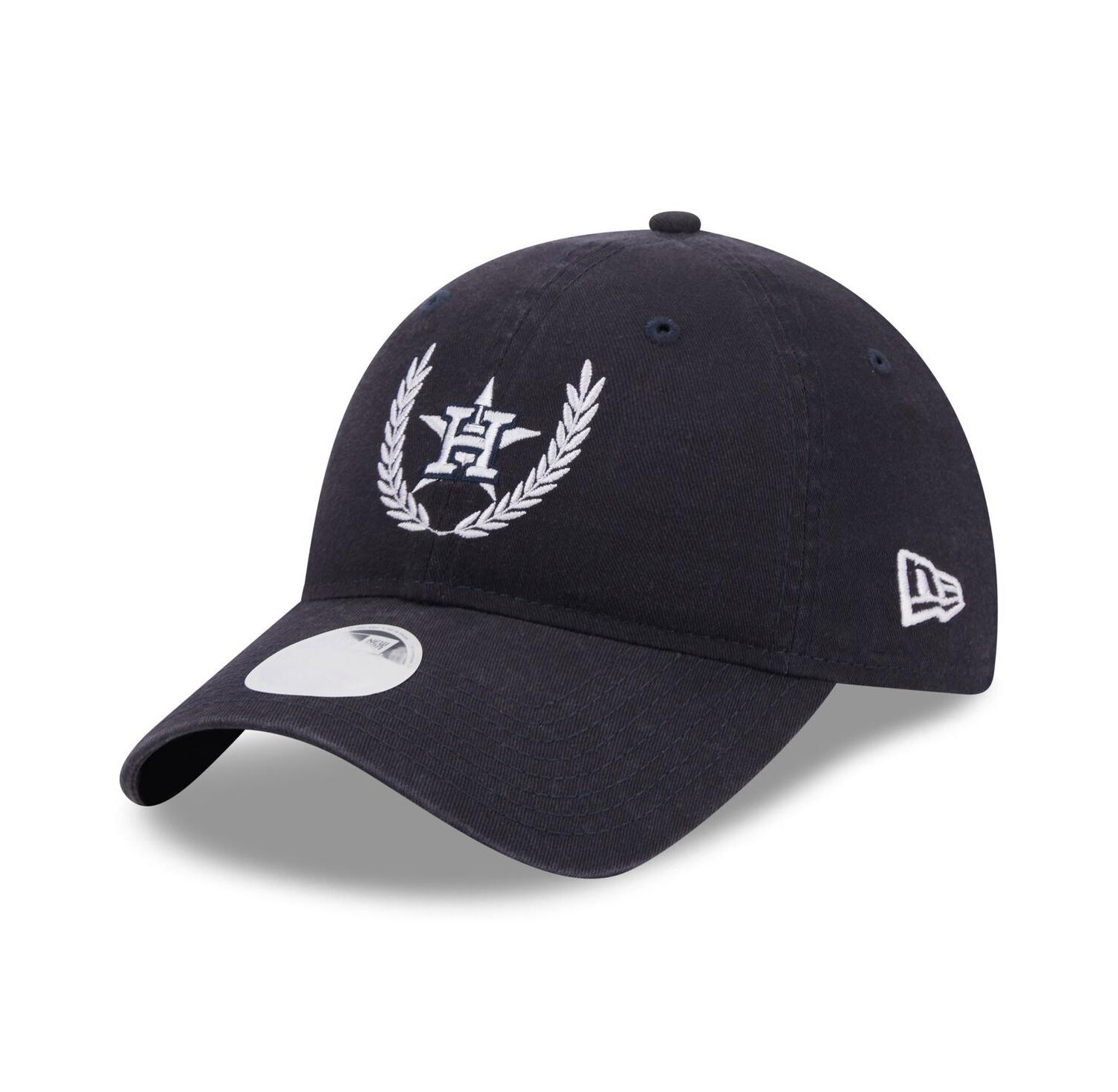 Women's Navy Houston Astros Leaves 9TWENTY Adjustable Hat