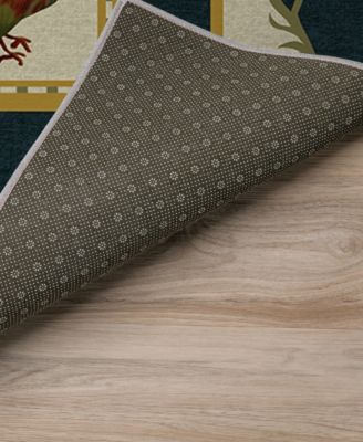 Kendall Kitchen Washable KE4 2'3" x 7'6" Runner Area Rug