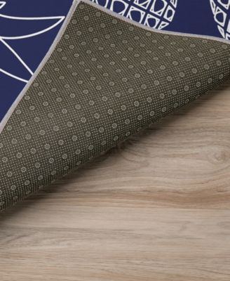 Kendall Kitchen Washable KE6 2'3" x 7'6" Runner Area Rug