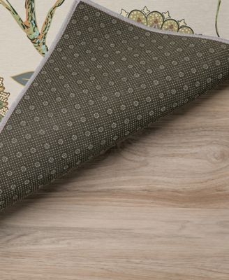 Kendall Kitchen Washable KE19 2'6" x 3'10" Area Rug