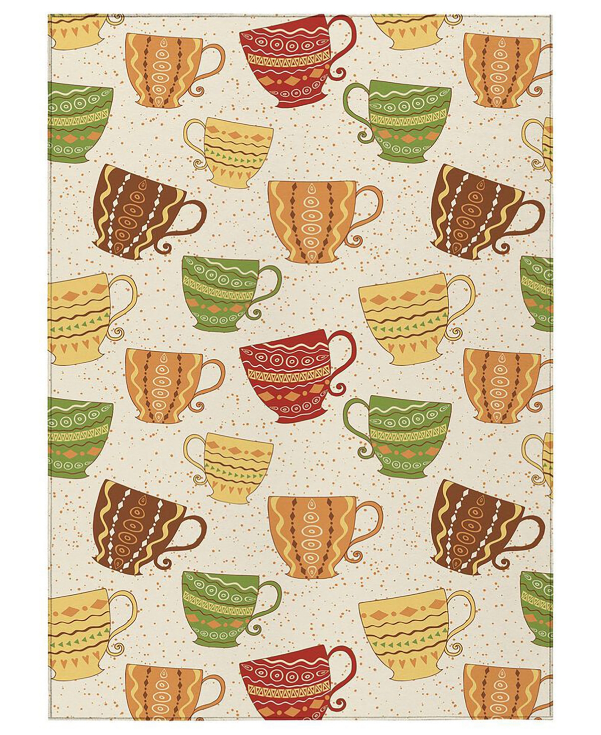 D Style Kendall Kitchen Ke15 3' X 5' Area Rug In Ivory