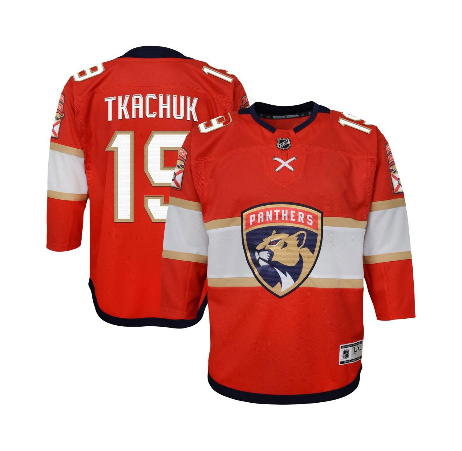 Big Boys and Girls Matthew Tkachuk Red Florida Panthers Home Premier Player Jersey