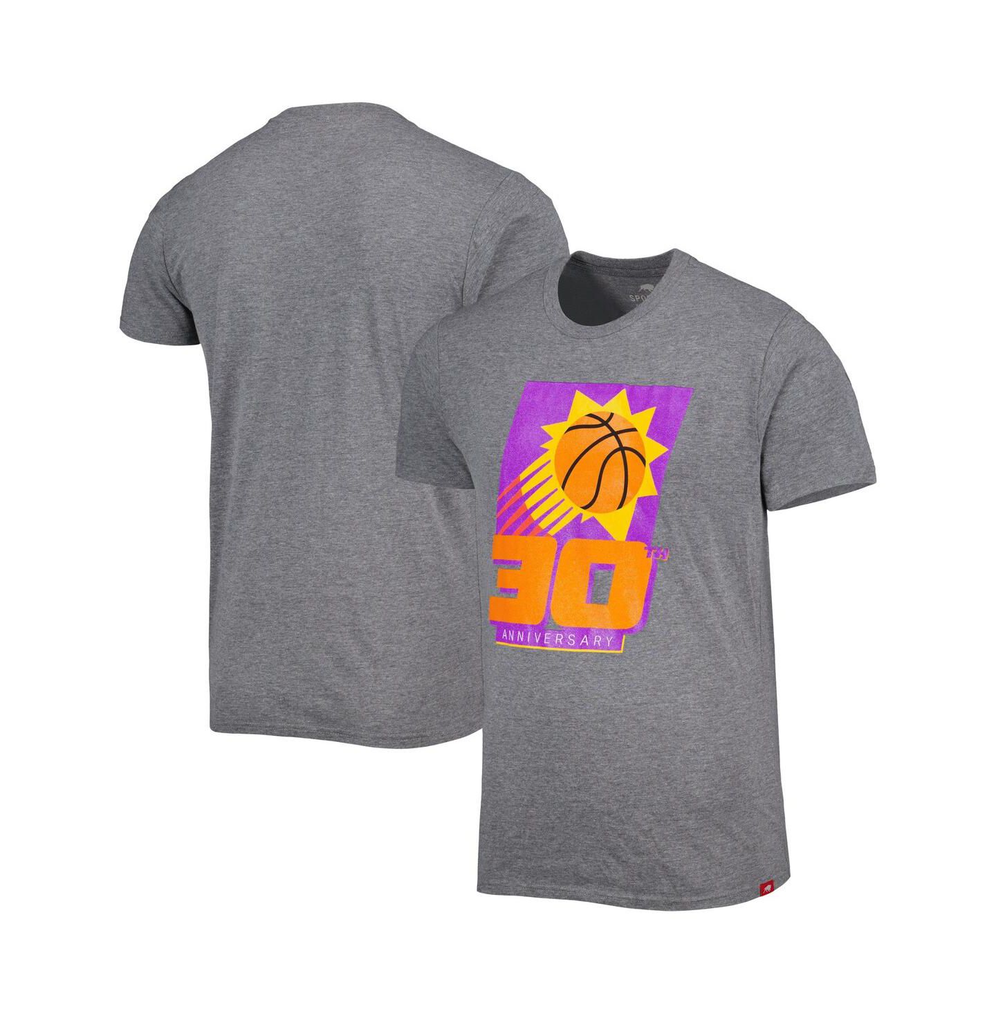 Футболка Sportiqe Heather Gray Phoenix Suns 30th Anniversary Celebration Comfy Tri-Blend — фото 2
