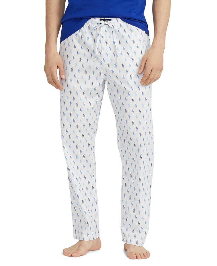 Polo Ralph Lauren Men's Allover Pony Pajama Pants - Macy's
