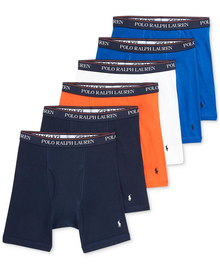 Polo Ralph Lauren Men's 5+1 Free Bonus Pack Classic-Fit Boxer Briefs -  Macy's
