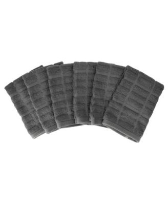 Solid Woven Dish Cloth, Set of 6