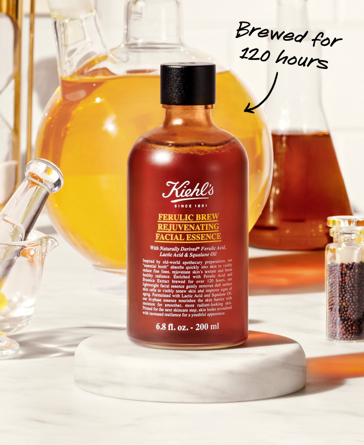 Kiehl's Since 1851 Ferulic Brew Rejuvenating Facial Essence, 200 ml In No Color