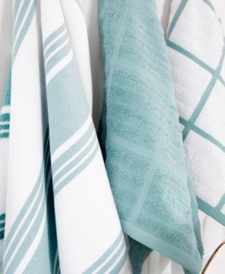 Stripe Dual Sided Woven Kitchen Towel, Set of 3