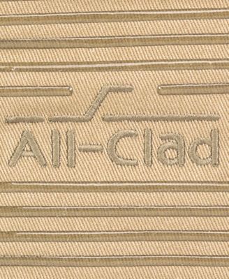 Ribbed Silicone Cotton Twill Pot Holder, Set of 2