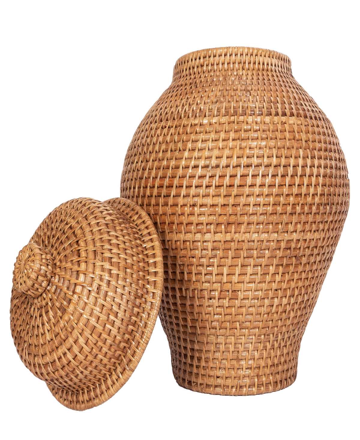 Saboga Home Ginger Jar - Antique Brown