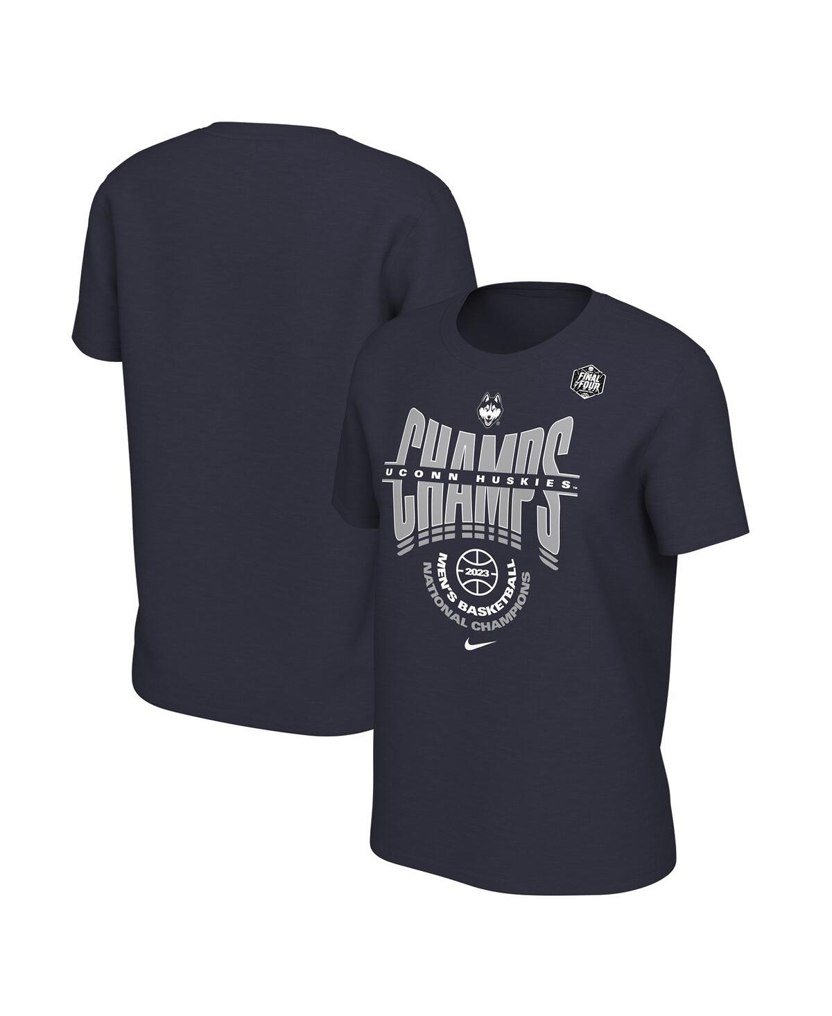 Nike Women's  Navy Uconn Huskies 2023 Ncaa Men's Basketball National Champions Locker Room T-shirt