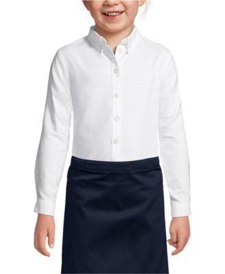 Big Girls Long Sleeve Oxford Dress Shirt