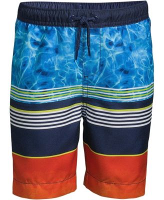 Big Boys Husky Printed Swim Trunks