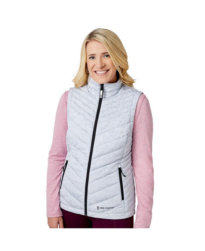 Free Country Women's FreeCycle Lansby Packable Puffer Vest Macy's