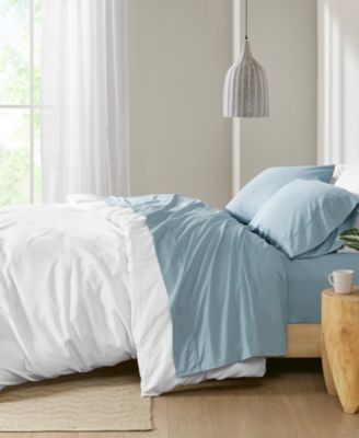 Peached Cotton Percale 4-Pc. Sheet Set, Full