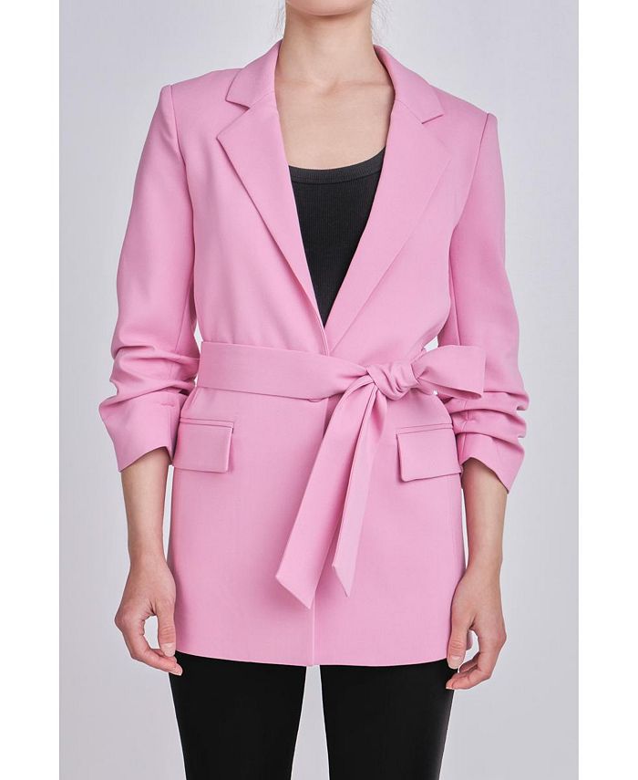 Robe blazer rose 2025