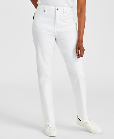 Jordache Women's Pull-On Denim Jeggings Available In Regular and Petite  (16, White) at  Women's Jeans store