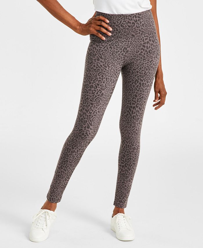 Style & Co Petite Tummy-Control Active Leggings, Created for Macy's - Macy's