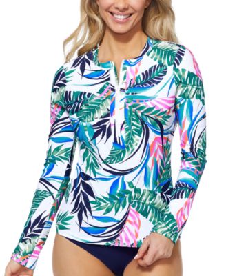 Island Escape - Women's Half-Zip Rashguard