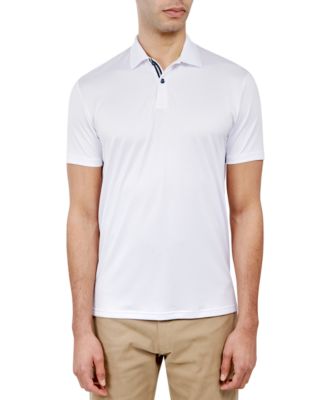 Society of Threads Men's Regular Fit Solid Performance Polo Shirt - Macy's