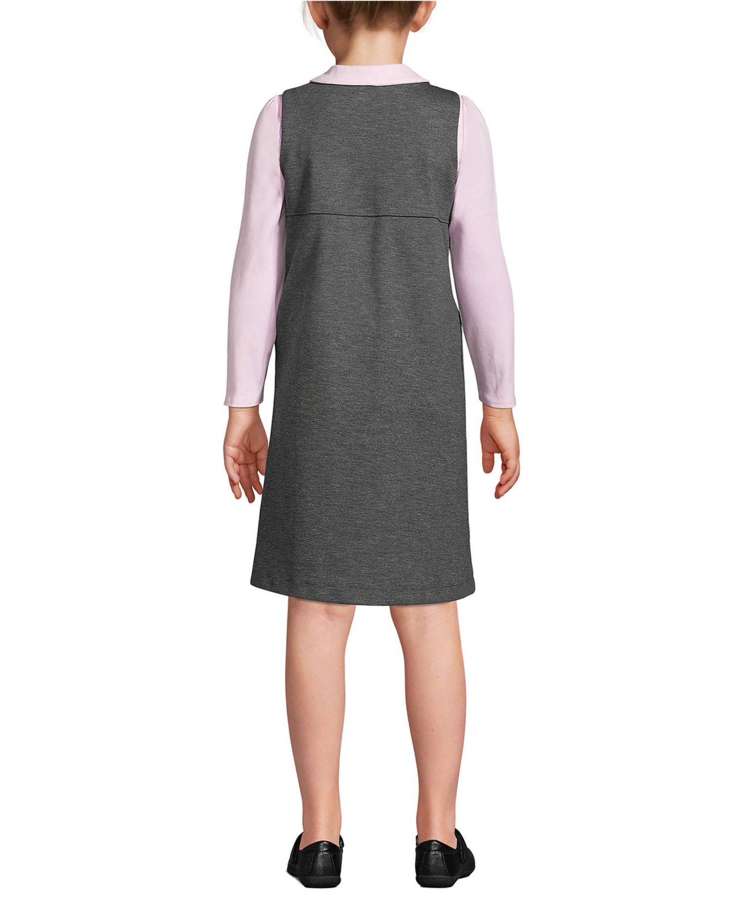 Big Girls Ponte Pleat Jumper Top of Knee