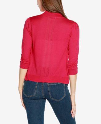 Women's 3/4 Sleeve Open Front Cardigan Sweater