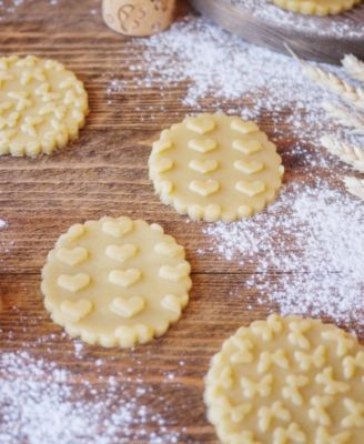 Heart Design Embossing Rolling Pin European Beechwood