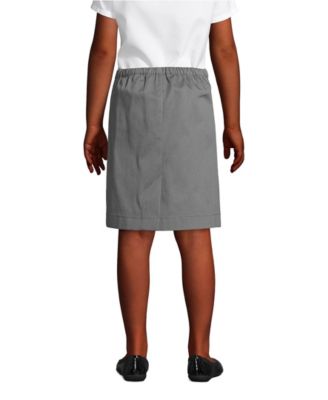 Girls School Uniform Blend Chino Skort Top of Knee