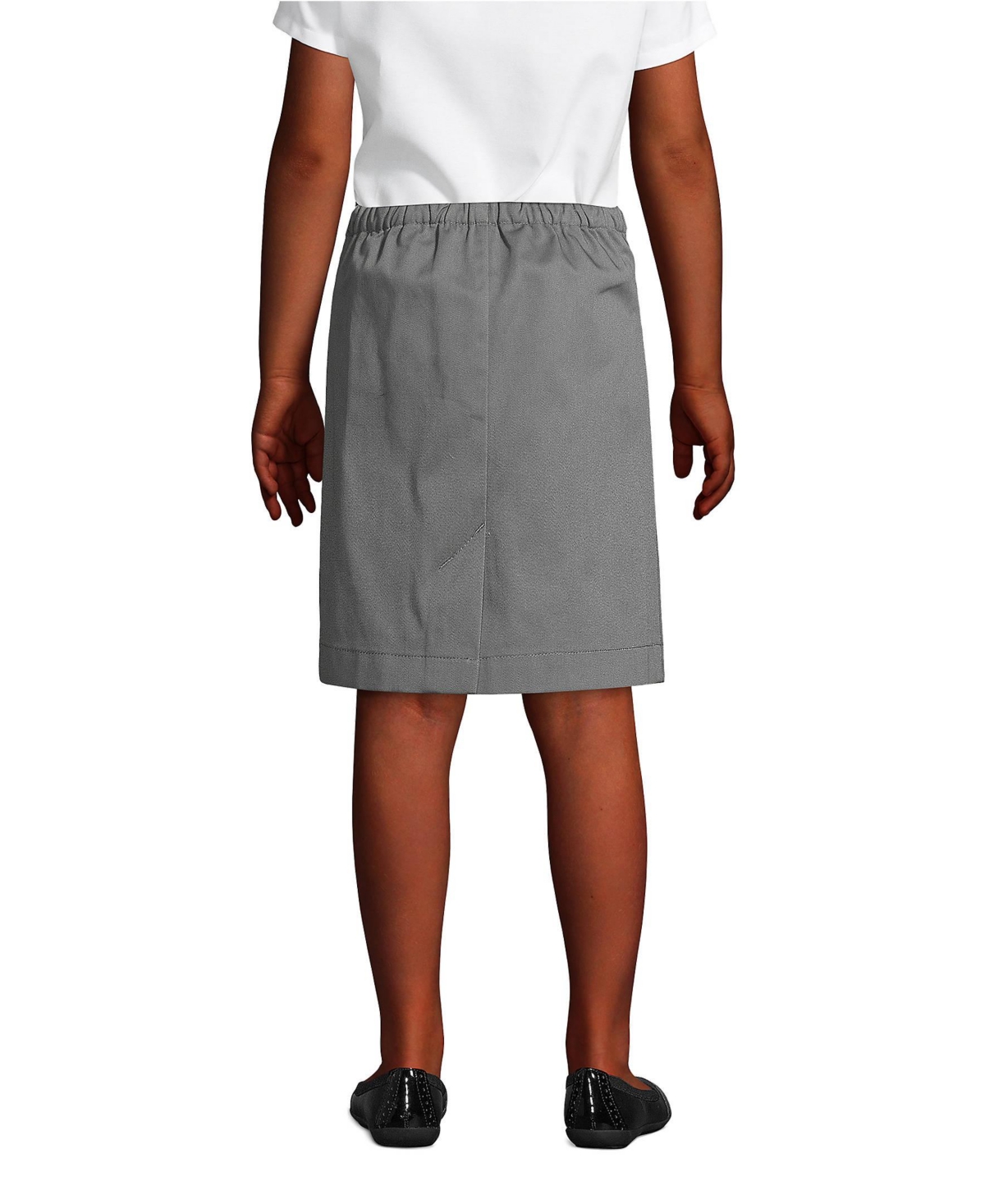 Lands' End Girls School Uniform Blend Chino Skort Top of Knee