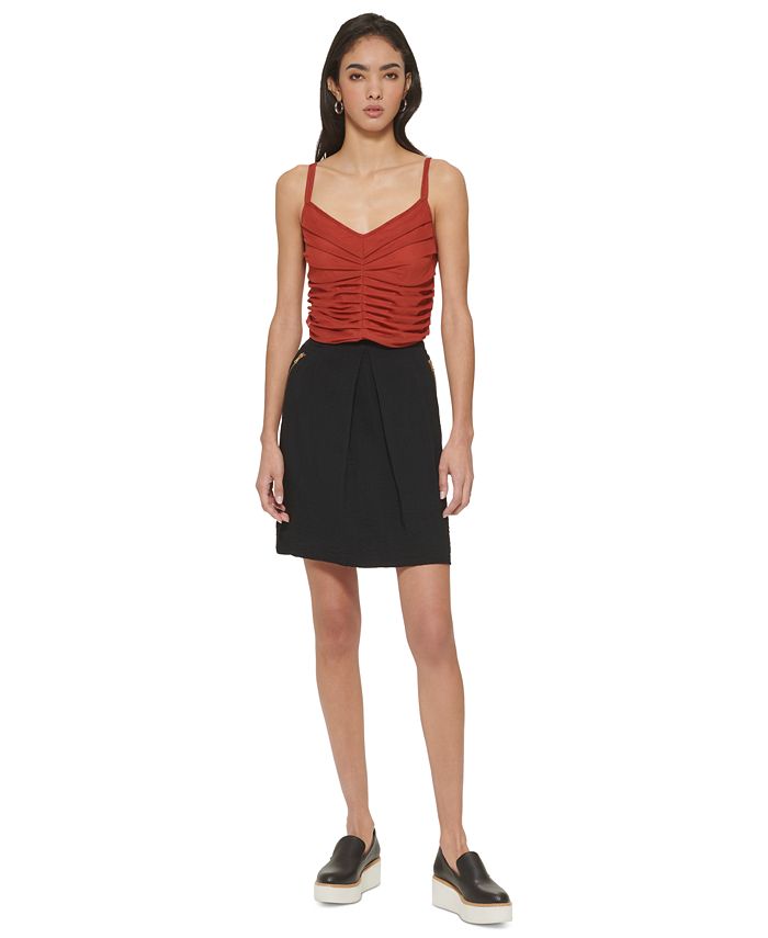 DKNY Women's Pleated A-Line Skirt - Macy's