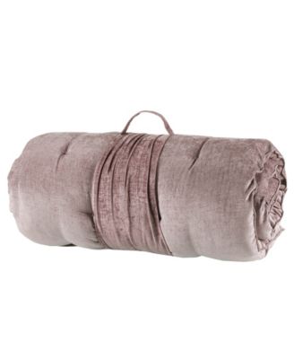 Edelia Poly Chenille Lounge Floor Pillow, 27 "x 74"