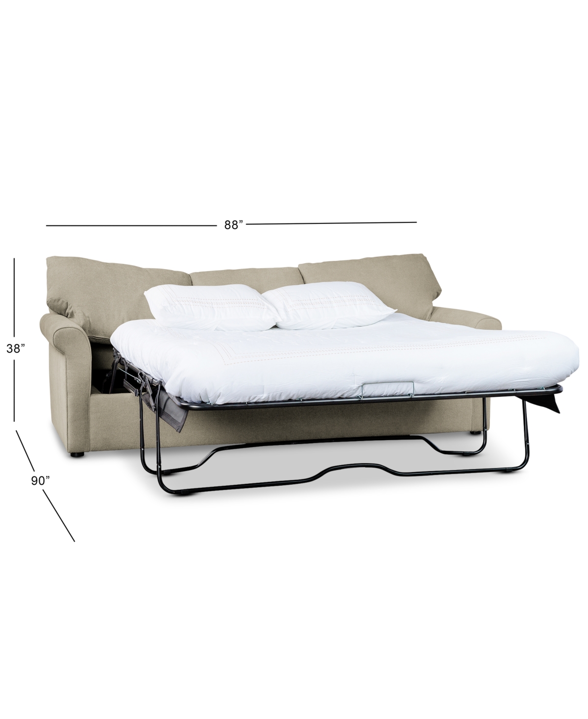 Wrenley Fabric Queen Sleeper Sofa, Created for Macy's