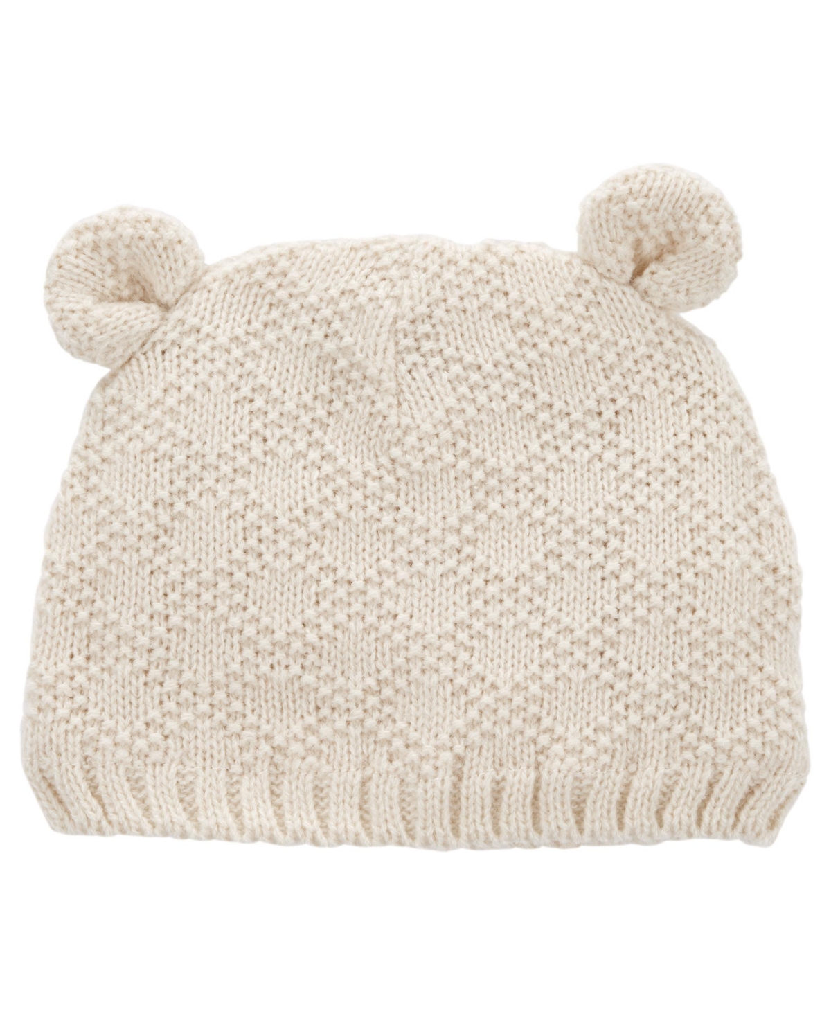 Carter's Baby Boys Or Baby Girls Knit Hat With Bear Ears In Tan